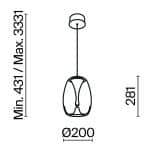 Подвесной светильник Maytoni MOD282PL-L8G3K1 — изображение 2