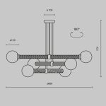 Подвесной светильник Maytoni MOD287PL-06BS — изображение 4