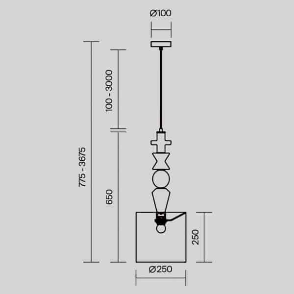 Подвесной светильник Maytoni MOD298PL-01W1 — изображение 4