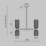 Подвесной светильник Maytoni MOD302PL-10CG — изображение 2