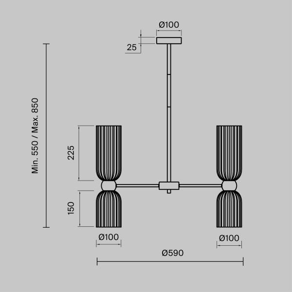 Подвесной светильник Maytoni MOD302PL-10CG — изображение 2
