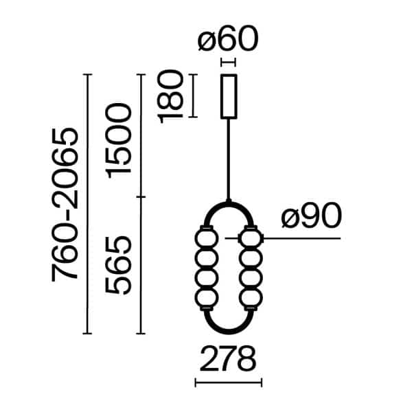 Подвесной светильник Maytoni MOD555PL-L11G3K — изображение 2