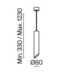 Подвесной светильник Technical P044PL-01-30GU10-W — изображение 2