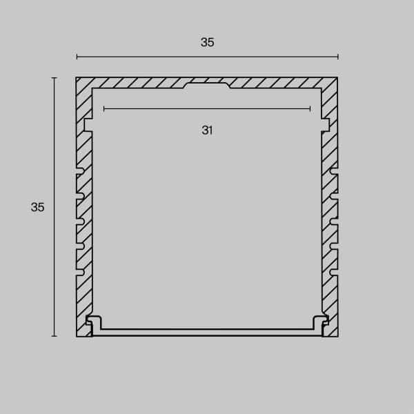 Комплектующие к светодиодной ленте Led Strip ALM-3535A-S-2M — изображение 2