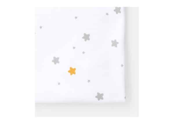 Простынь для кроватки KIDI soft от 0 до 4 лет, размер 63*133 см (звёзды микс, трикотаж) — изображение 4