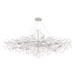 Люстра Crystal Lux REINA V2 SP12 L1500 SILVER PATINA