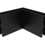 Соединитель для магнитного двустороннего шинопровода угловой Crystal Lux CLT 0.226 04 BL