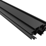 Встраиваемый магнитный шинопровод в натяжной ПВХ потолок Crystal Lux CLT 0.136 01 L2000 BL