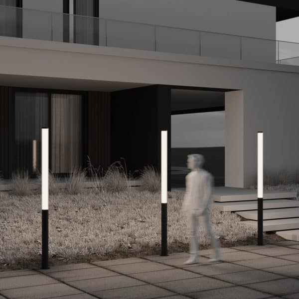 Садово-парковый светильник Outdoor O467FL-L100B3K — изображение 2