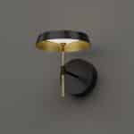 Настенный светильник MB18001061-1A  black/gold — изображение 2