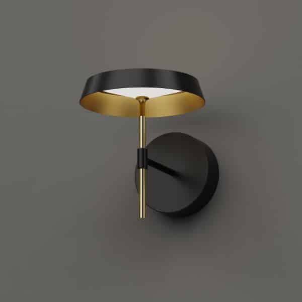 Настенный светильник MB18001061-1A  black/gold — изображение 2