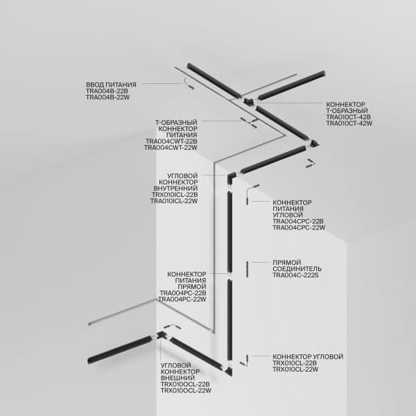 Шинопровод встраиваемый Technical TRX010-422W — изображение 2