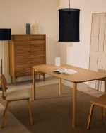 Стол Indara из шпона и каучукового дерева с натуральной отделкой 160 х 90 — изображение 3