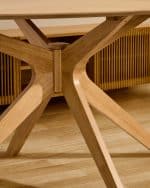 Стол Naanim из дубового шпона 180 x 110 см — изображение 2