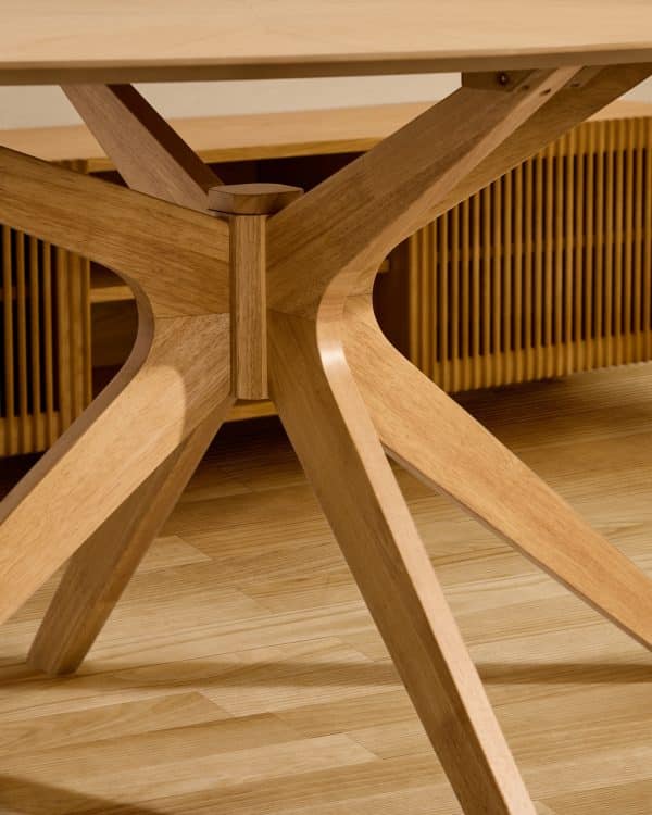 Стол Naanim из дубового шпона 180 x 110 см — изображение 2