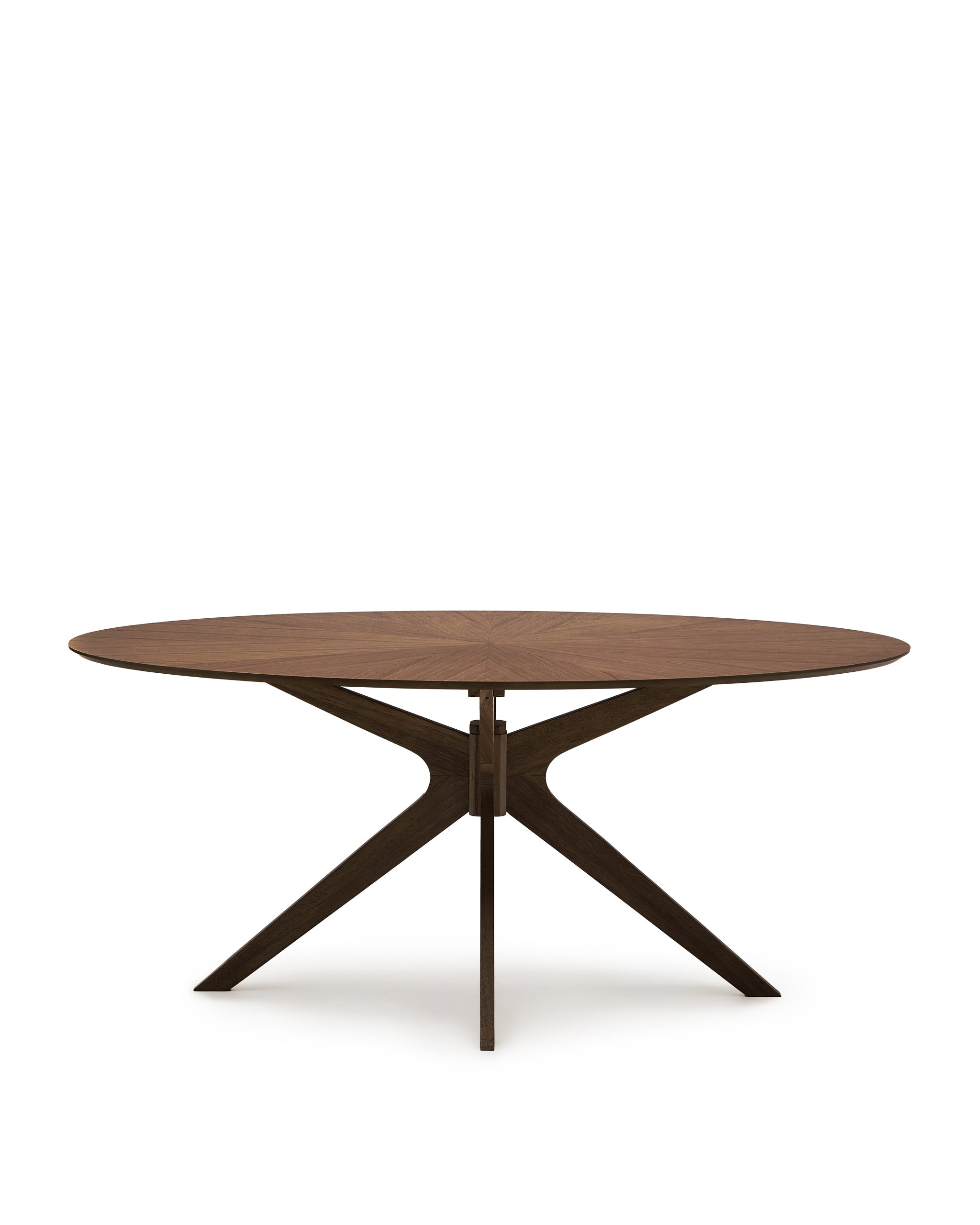 Стол Naanim из орехового шпона 180 x 110 см Стол Naanim из орехового шпона 180 x 110 см