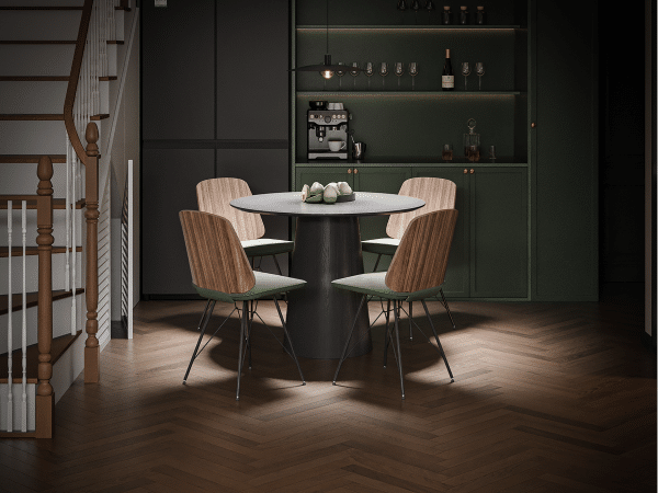 Стол обеденный Lagom D 100 см (черный) — изображение 2