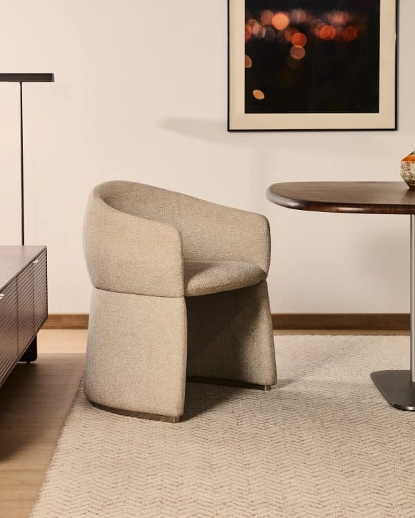 Стул Bosca из бежевой синели — изображение 2