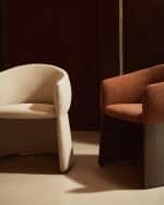 Стул Bosca из бежевой синели — изображение 4