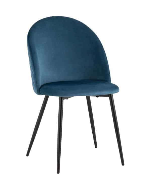 Стул Lilly велюр сине-зеленый 4 шт. — изображение 2