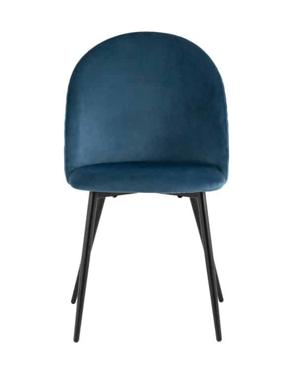 Стул Lilly велюр сине-зеленый 4 шт. — изображение 3