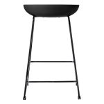 Стул полубарный Neo чёрный с чёрными ножками — изображение 5