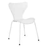 Стул Seven Style белый с белыми ножками