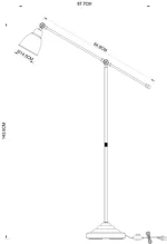 Торшер Arte Lamp BRACCIO A2054PN-1AB — изображение 4