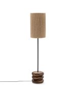 Торшер Kor из джута и акации в темной отделке — изображение 4