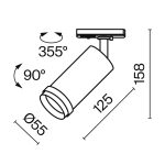 Трековый светильник Technical TR021-1-124K-Z-B — изображение 2