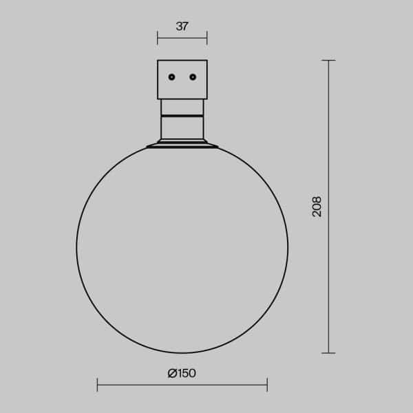 Уличный трековый светильник Outdoor O-TR01-2-S-9WW3K — изображение 4