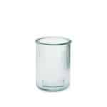 Ваза маленькая Milma из переработанного прозрачного стекла — изображение 4