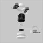 Встраиваемый светильник Technical DL058-7W4K-TRS-W — изображение 5