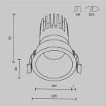 Встраиваемый светильник Technical DL118-15W-3K-W — изображение 5