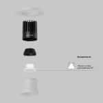 Встраиваемый светильник Technical DL122-15W-3K-TRS-W — изображение 2