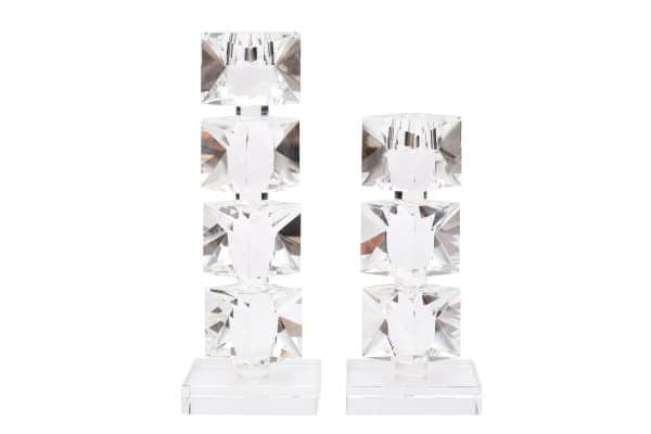 X1521340 Подсвечник "хрустальный" 9*7*25см — изображение 2