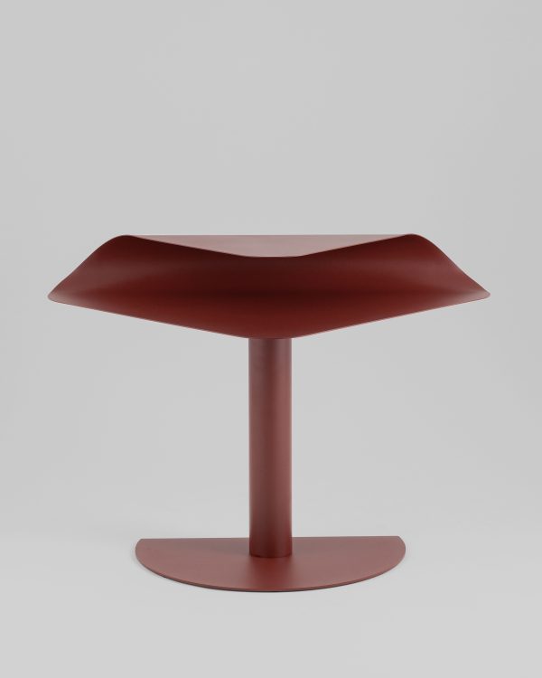 Журнальный столик Cornea металл бордовый — изображение 2