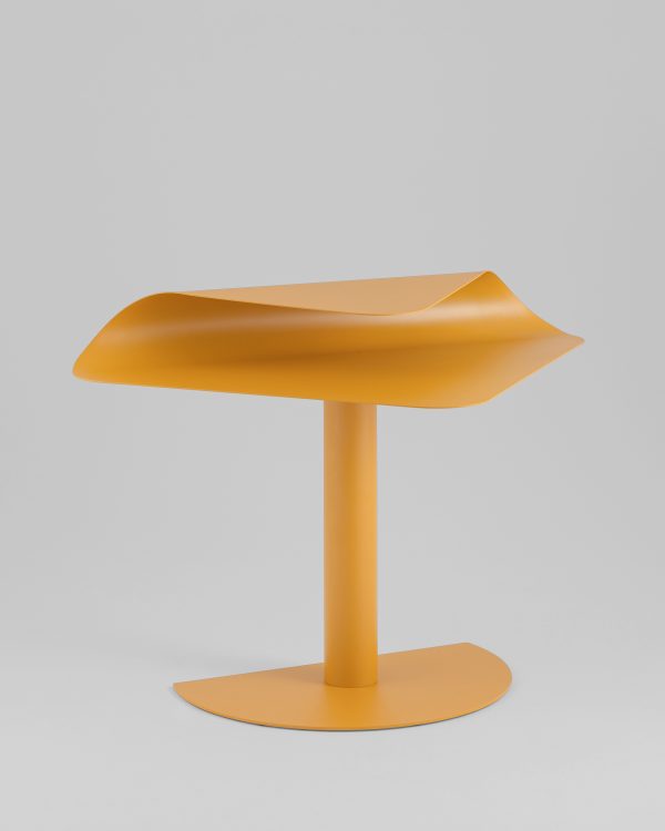 Журнальный столик Cornea металл желтый — изображение 2