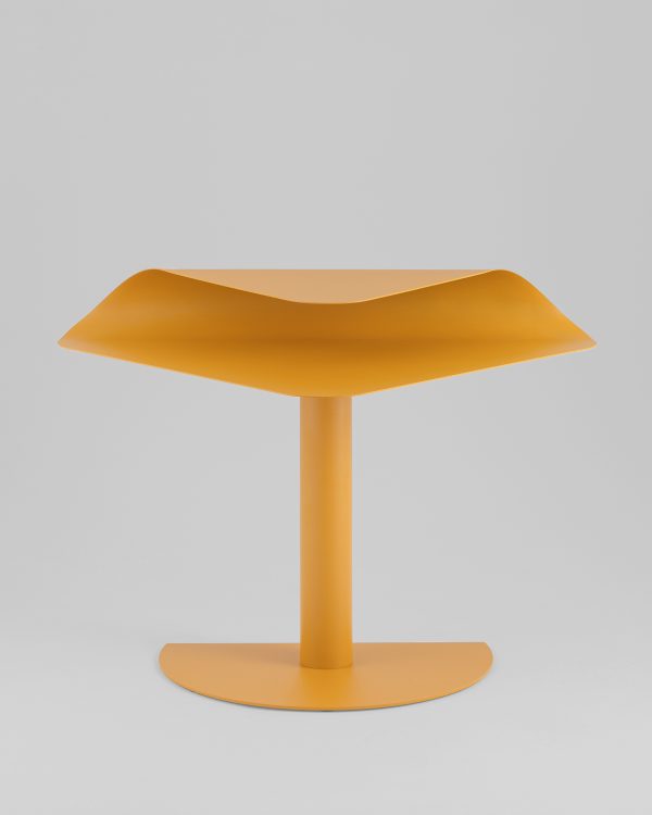 Журнальный столик Cornea металл желтый — изображение 3