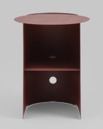 Журнальный столик Floire металл бордовый — изображение 3