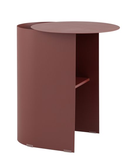 Журнальный столик Floire металл бордовый