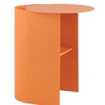Журнальный столик Floire металл оранжевый