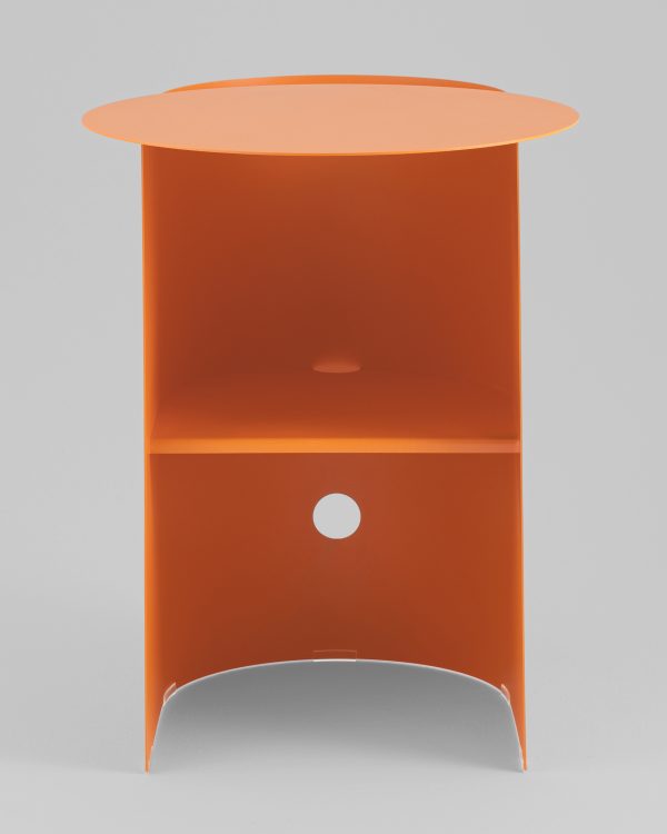 Журнальный столик Floire металл оранжевый — изображение 3