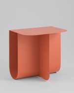 Журнальный столик Laure металл красный — изображение 2