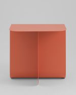 Журнальный столик Laure металл красный — изображение 3