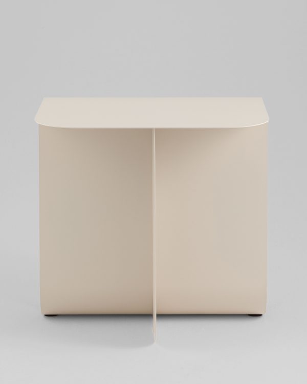 Журнальный столик Laure металл светло-серый — изображение 2