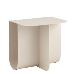 Журнальный столик Laure металл светло-серый