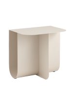 Журнальный столик Laure металл светло-серый