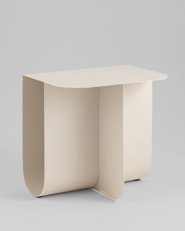 Журнальный столик Laure металл светло-серый — изображение 3