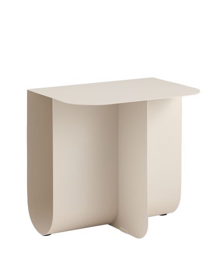 Журнальный столик Laure металл светло-серый